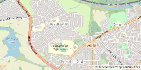 Map of Bolton