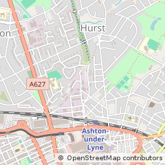 Map of Ashton-Under-Lyne, Greater Manchester