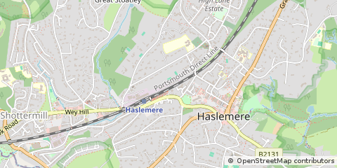 Map of Haslemere