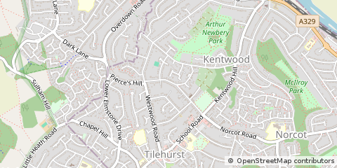Map of Reading, Berks