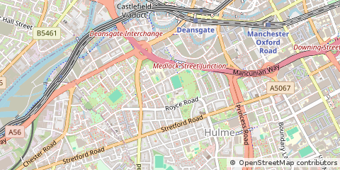 Map of Manchester