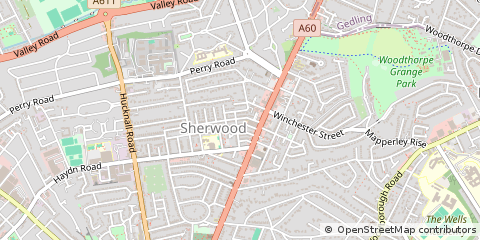 Map of Nottingham