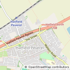 Map of Hatfield Peverel, Essex