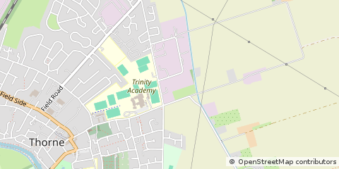 Map of Thorne, Doncaster