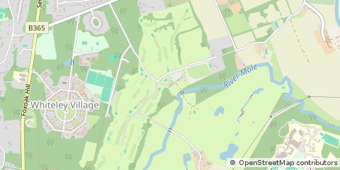 Map of Surrey