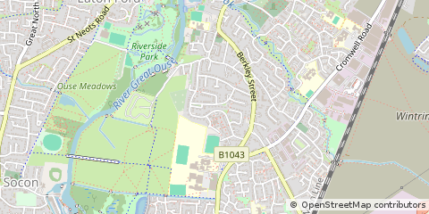 Map of ST. Neots, Cambs