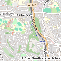 Map of Torquay, Devon