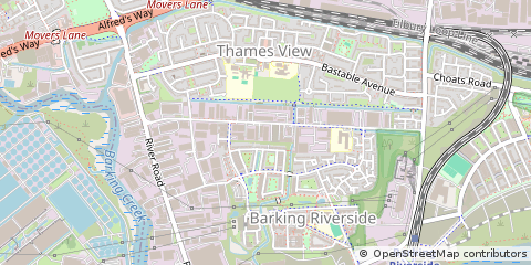 Map of Barking, Essex