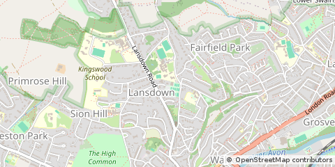 Map of Bath