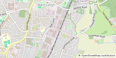 Map of Havant, Hampshire