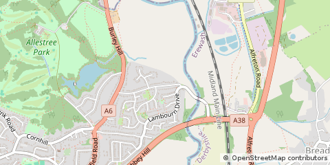Map of Derby