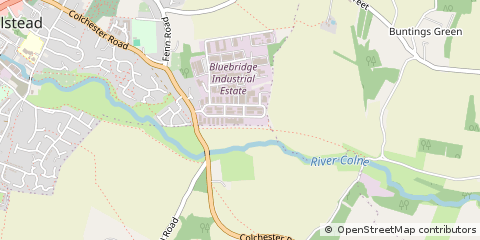 Map of Halstead, Essex