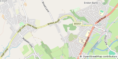 Map of Stoke-on-Trent