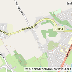 Map of Stoke-on-Trent