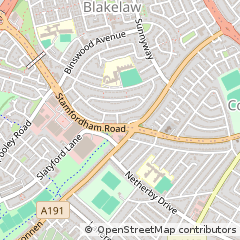 Map of Newcastle Upon Tyne, Tyne and Wear