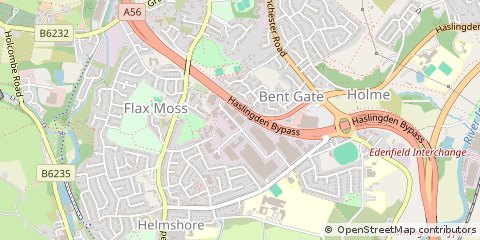 Map of Rossendale, Lancs