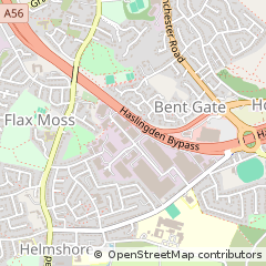 Map of Rossendale, Lancs