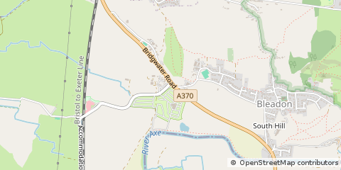 Map of Weston-Super-Mare, North Somerset