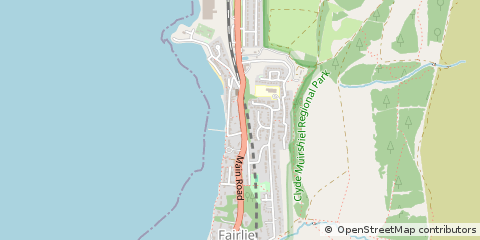 Map of Fairlie, Ayrshire