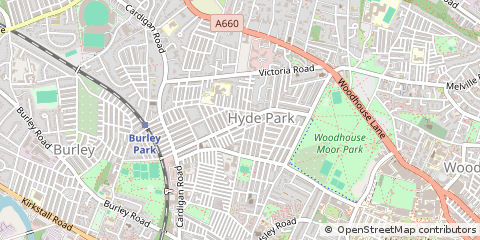 Map of Leeds