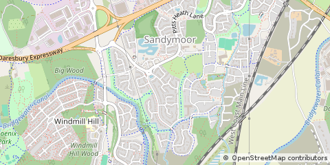 Map of Runcorn