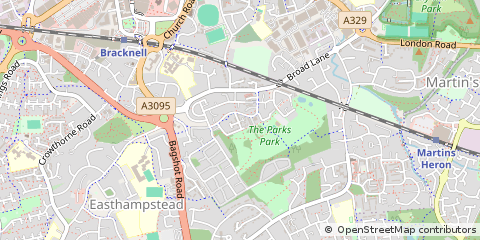 Map of Bracknell