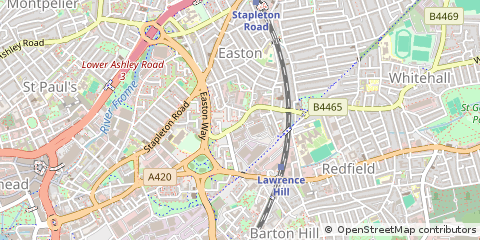 Map of Bristol