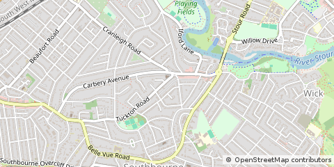 Map of Bournemouth