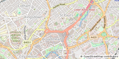 Map of Bristol