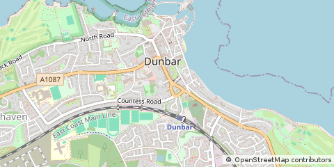 Map of East Lothian
