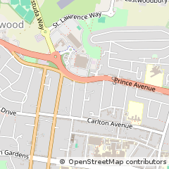 Map of Westcliff-on-SEA, Essex
