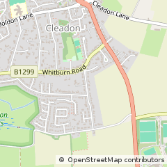 Map of Sunderland, Tyne & Wear