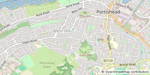 Map of Portishead