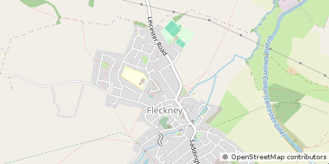 Map of Leicester, Leicestershire