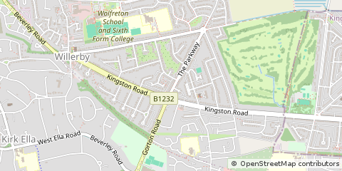 Map of Hull