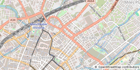 Map of Manchester
