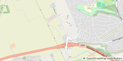 Map of Stockton on Tees, Cleveland
