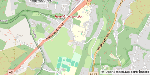 Map of Surrey