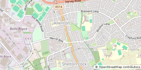 Map of Derby, Derbyshire