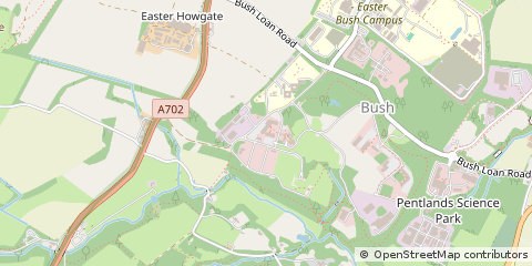 Map of Edinburgh, Midlothian