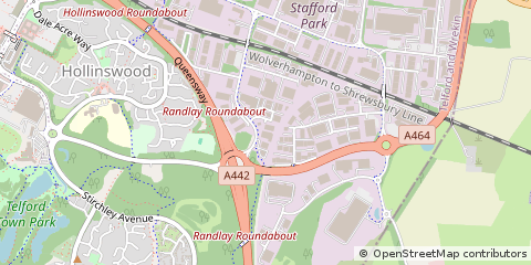 Map of Telford