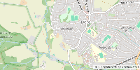 Map of Sheffield