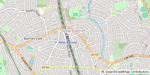 Map of Barnet