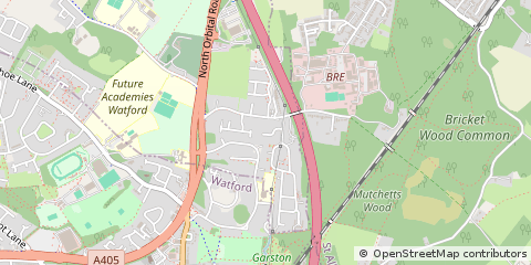 Map of Watford