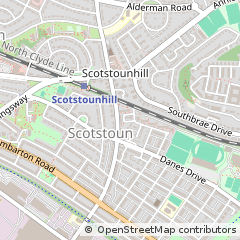 Map of Glasgow, Lanarkshire