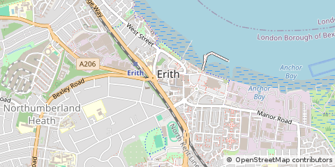 Map of Erith