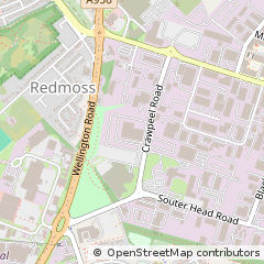 Map of Altens, Aberdeen