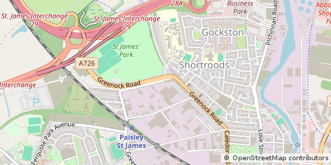 Map of Paisley