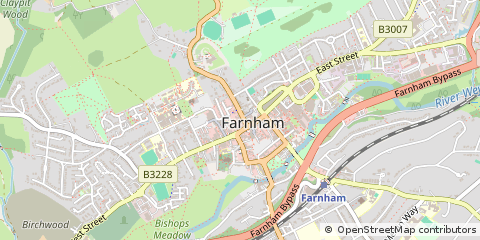 Map of Farnham