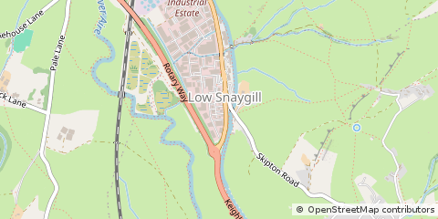 Map of Skipton, North Yorkshire